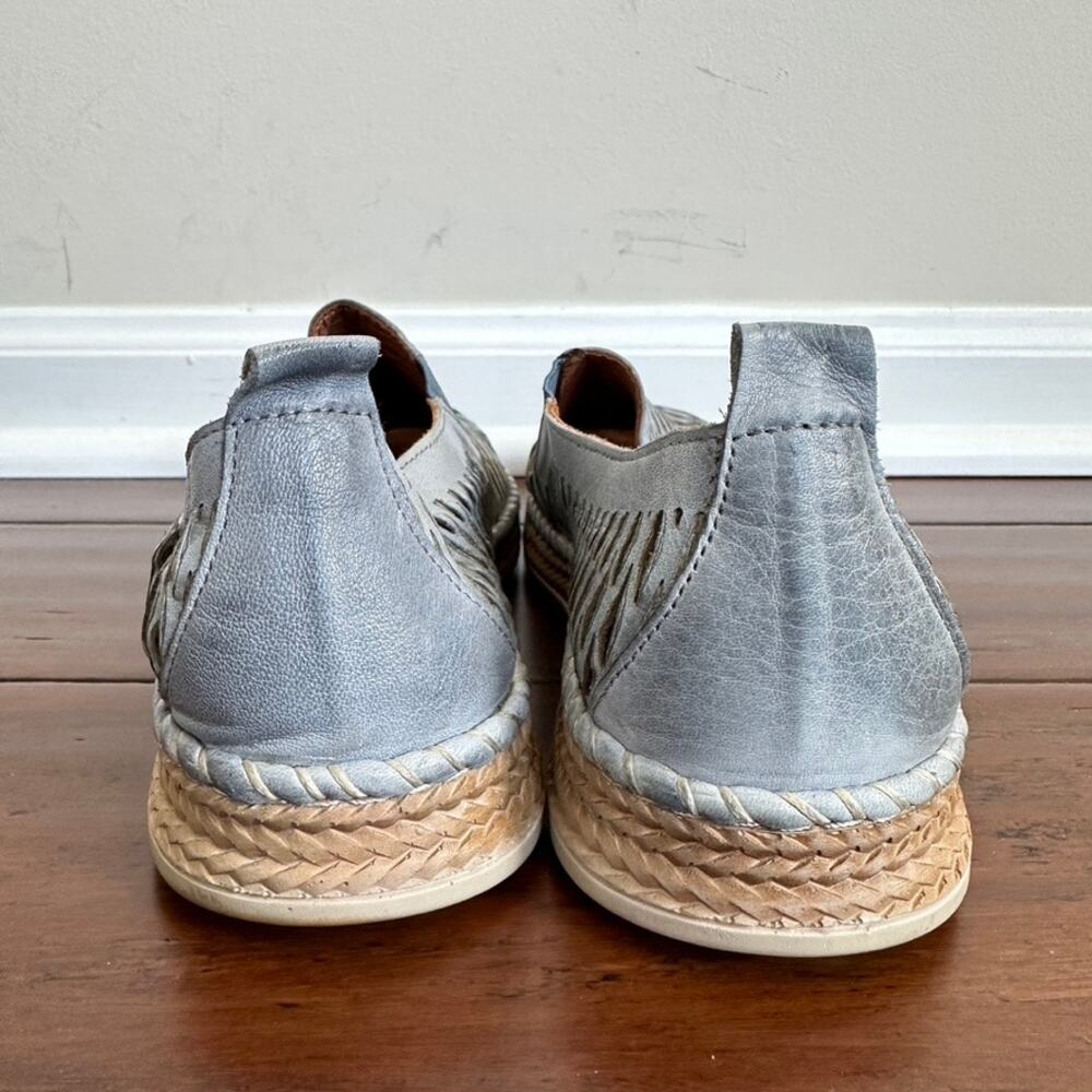 Spring Step Womens Sz 40 EU 9.5 US Newday Slip-On Shoe Leather Flats Blue - Picture 9 of 13